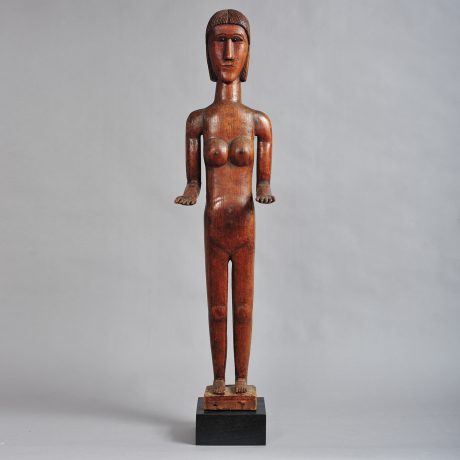 Rare Carved Figure of a Woman